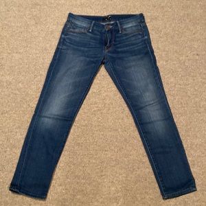 Mother straight leg denim jeans